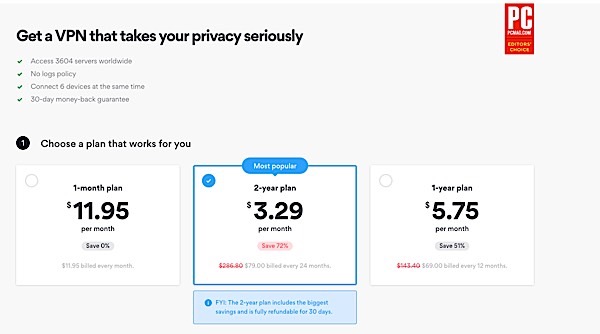 NordVPN Pricing